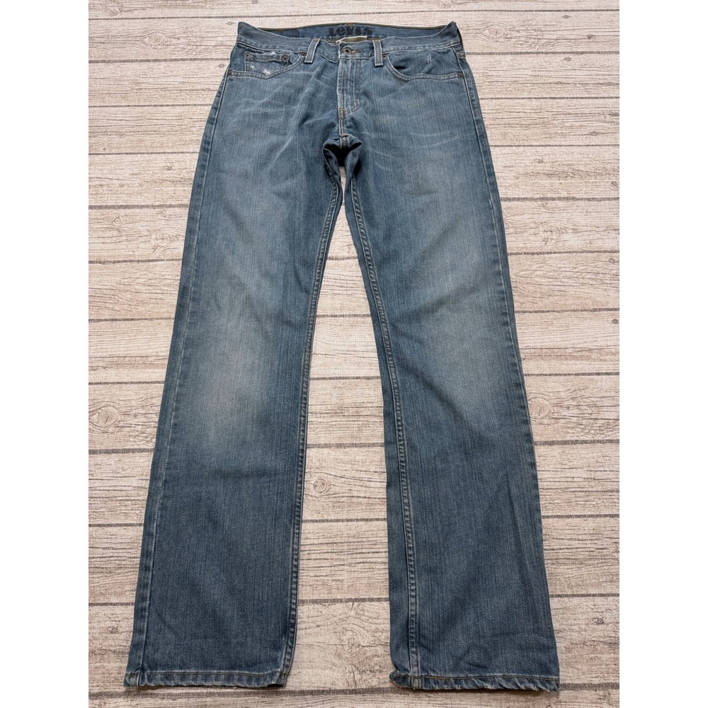 Y2K Levi's 514 Jeans Men's 31x32 Blue Denim Slim Fit Straight Leg Medium Wash